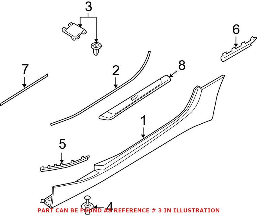 BMW Clip 51717055847